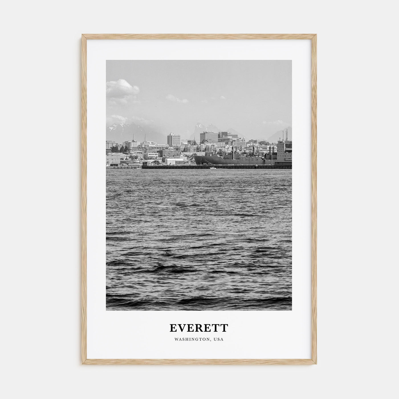 Everett Portrait B&W Poster