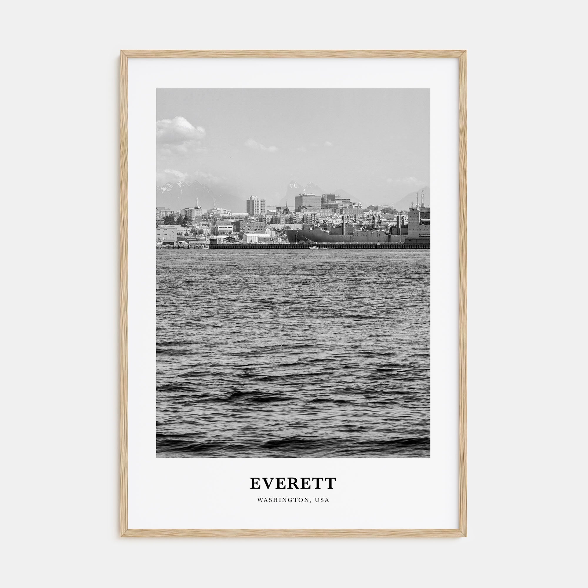 Everett Portrait B&W Poster