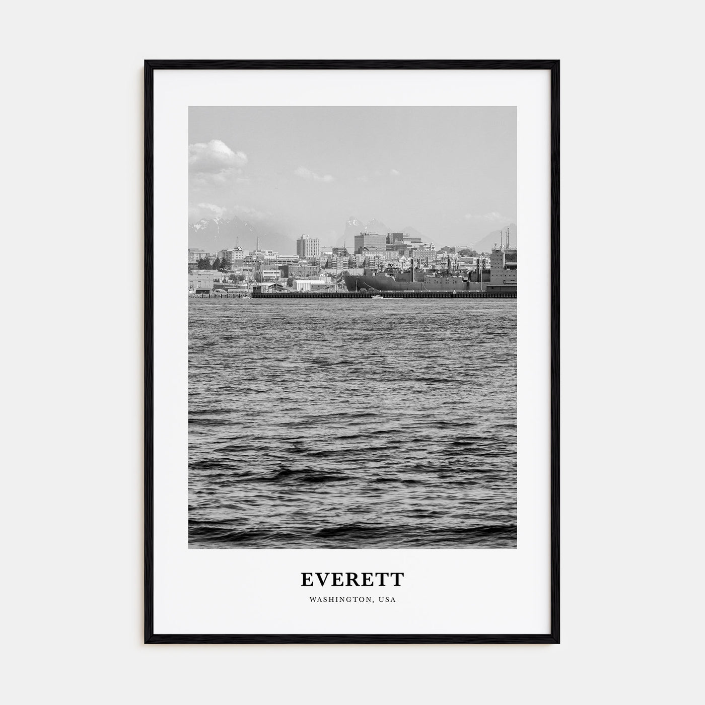 Everett Portrait B&W Poster