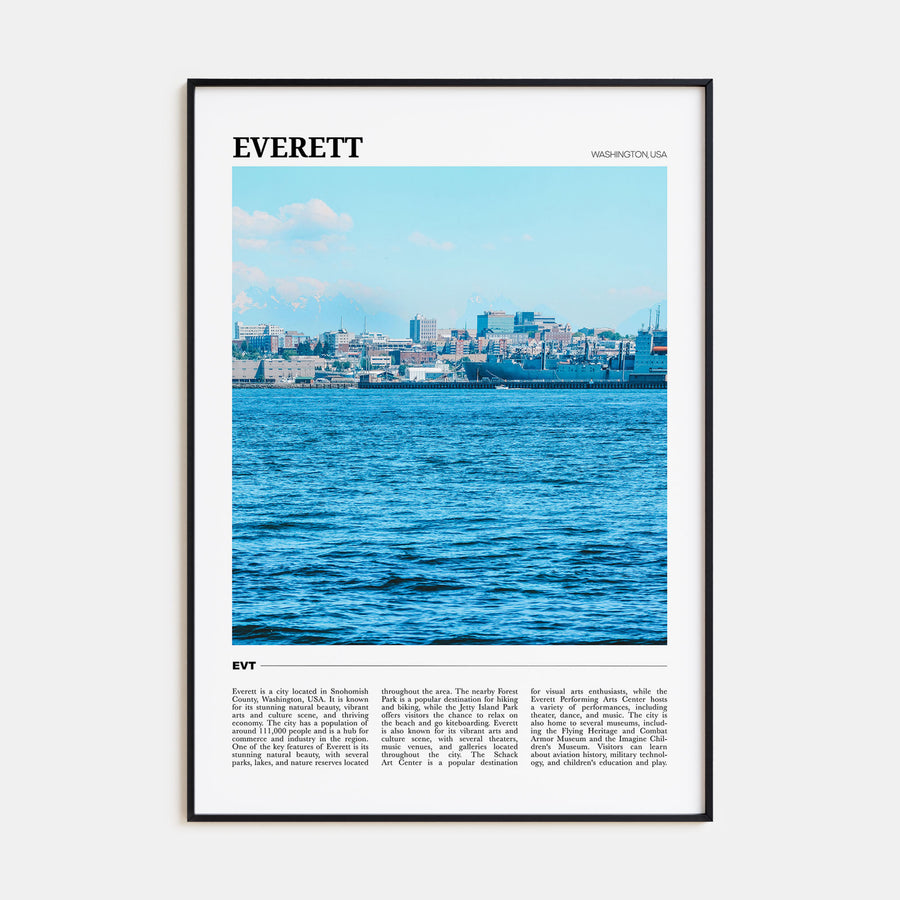 Everett Travel Color Poster