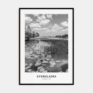 Everglades National Park Portrait B&W Poster