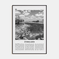 Everglades National Park Travel B&W Poster