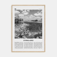 Everglades National Park Travel B&W Poster