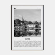 Exeter Travel B&W Poster