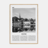Exeter Travel B&W Poster