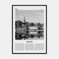 Exeter Travel B&W Poster