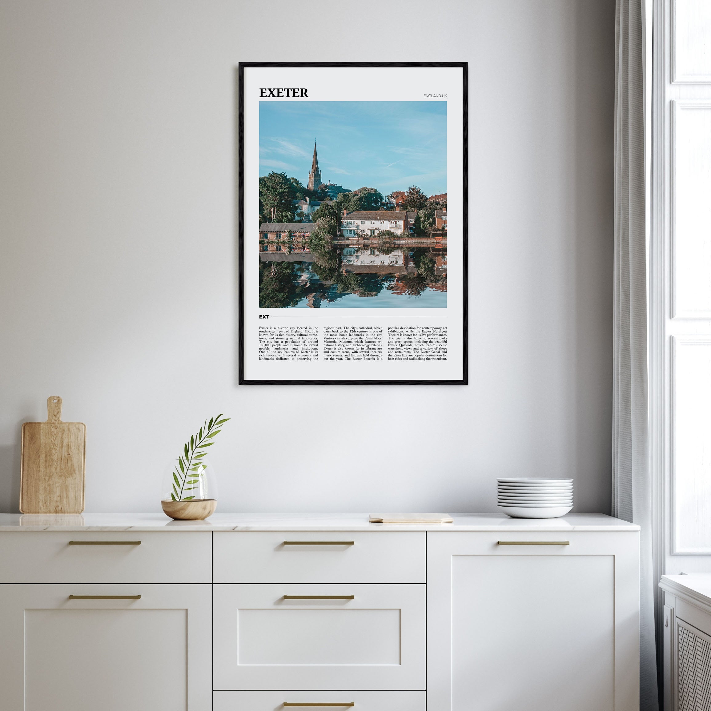 Exeter Travel Color Poster