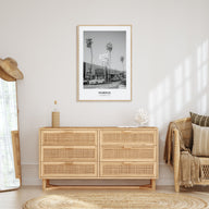 Fairfax, California Portrait B&W Poster