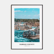 Fairfax County Portrait Color Poster