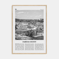 Fairfax County Travel B&W Poster