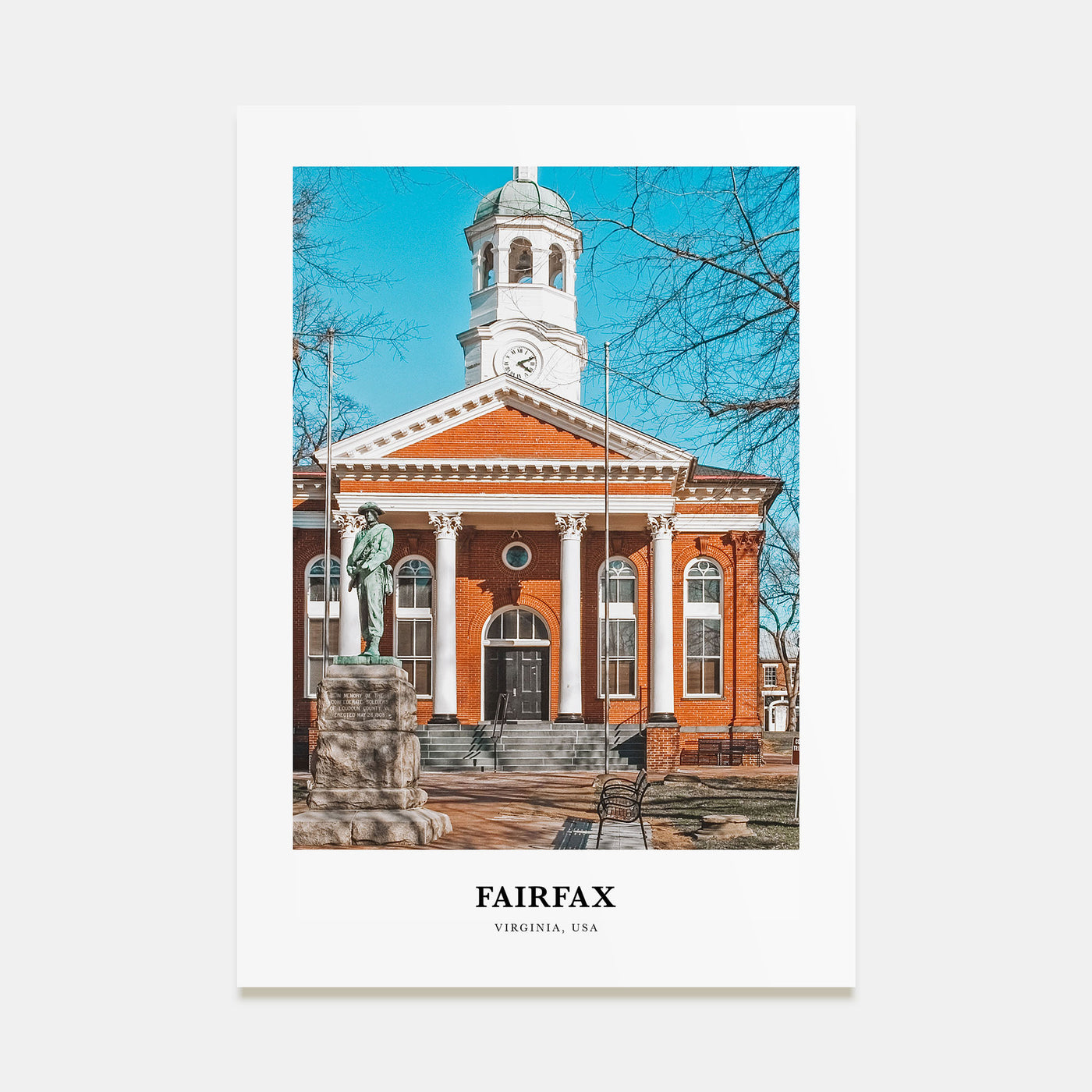 Fairfax Portrait Color Poster