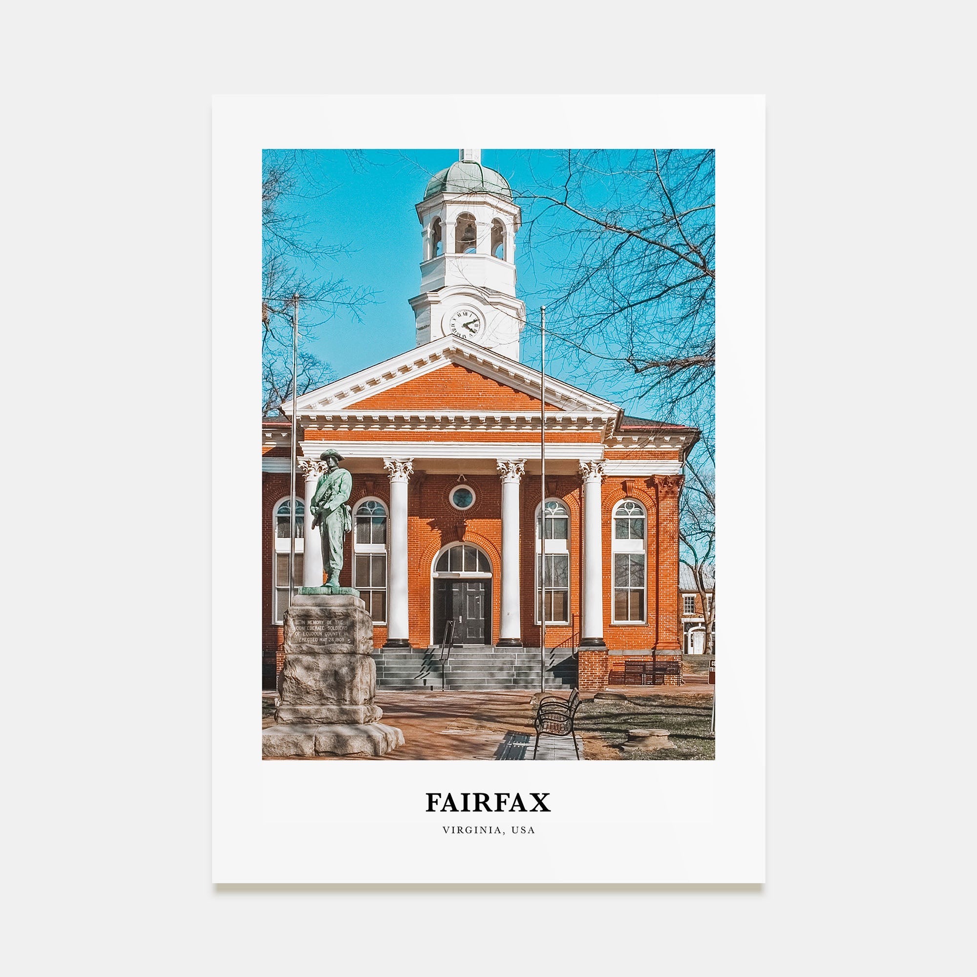 Fairfax Portrait Color Poster