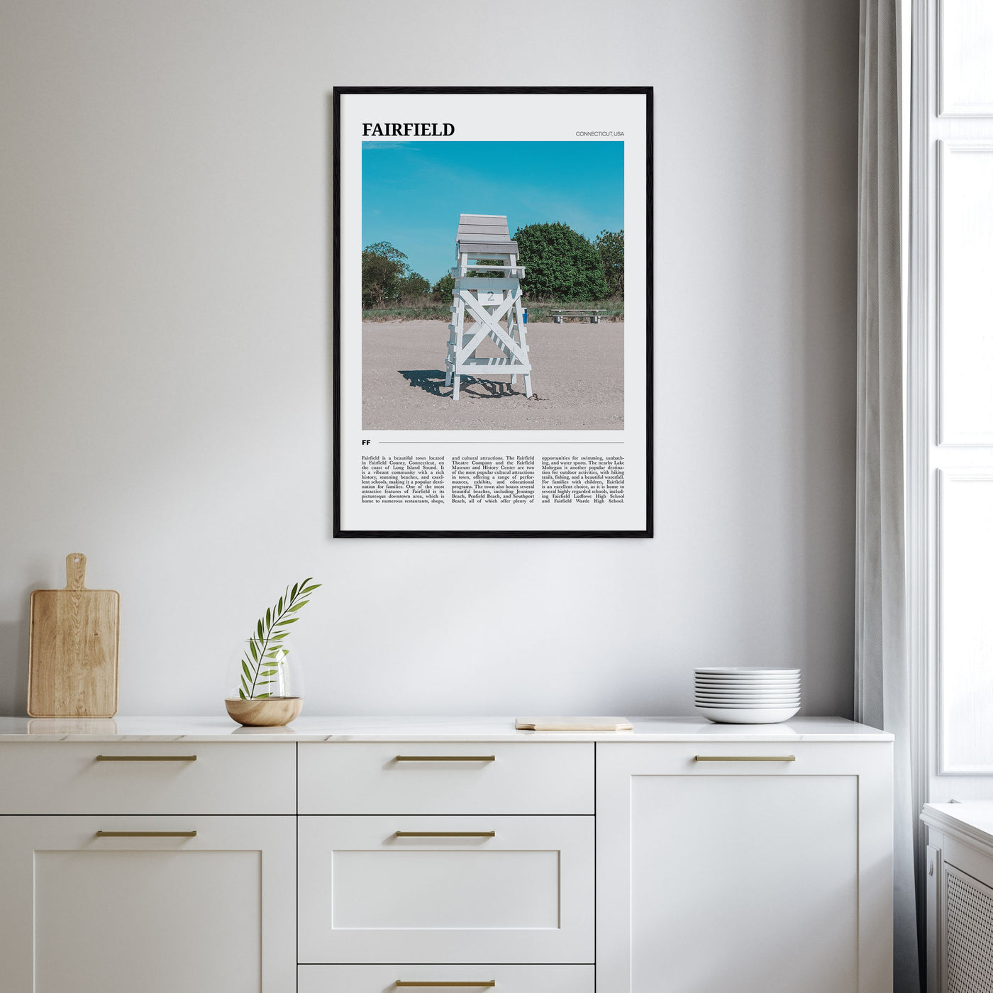 Fairfield Travel Color Poster