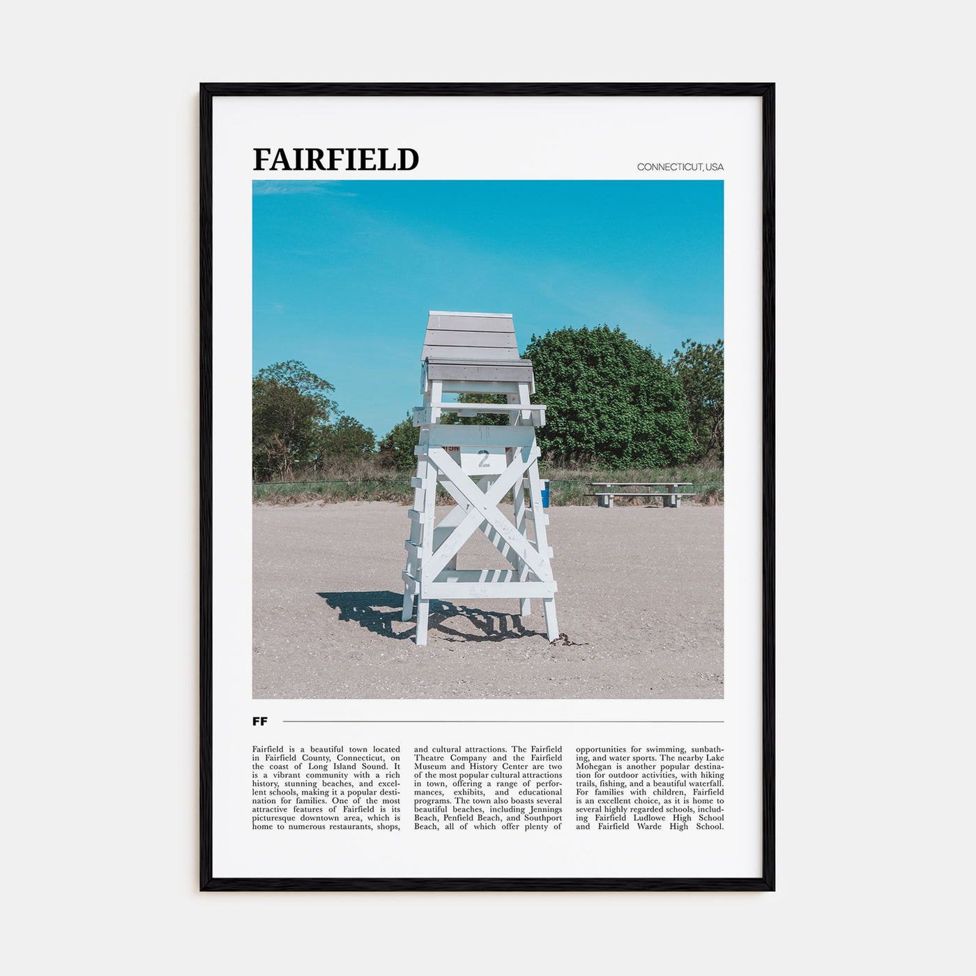 Fairfield Travel Color Poster
