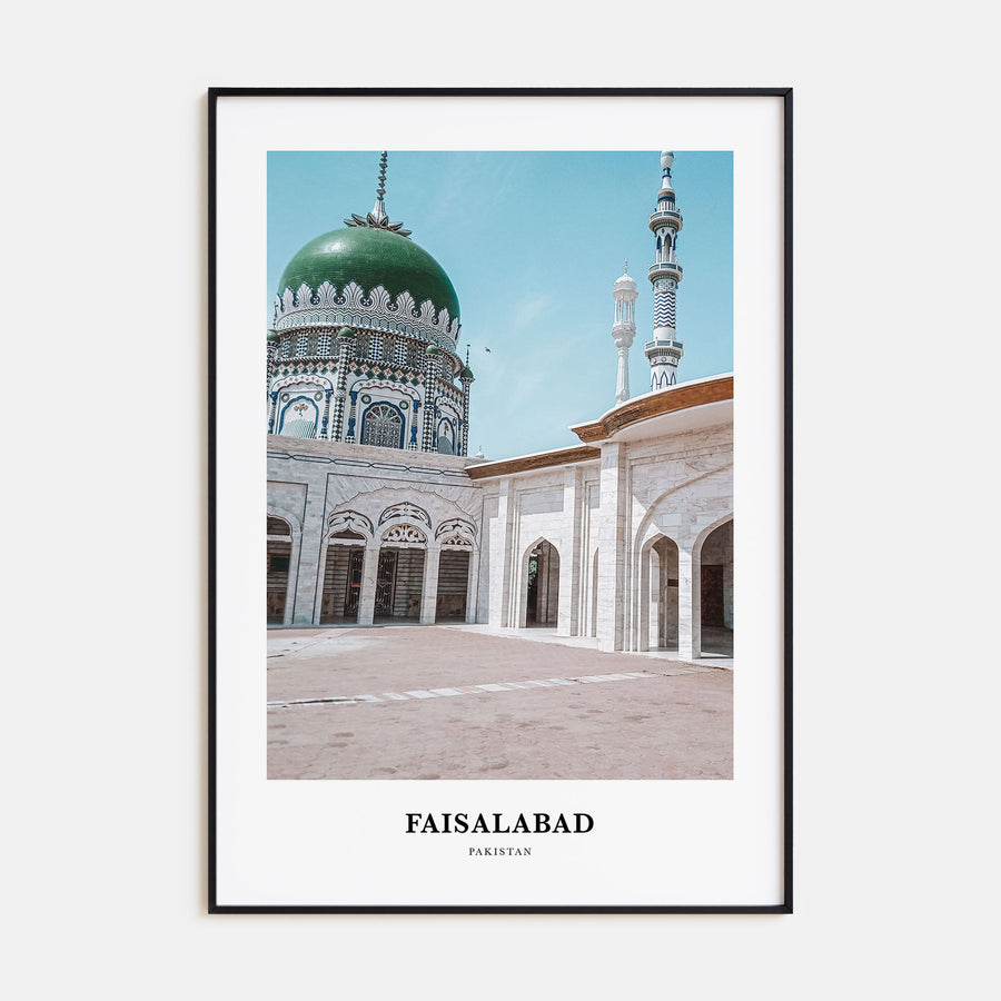 Faisalabad Portrait Color Poster