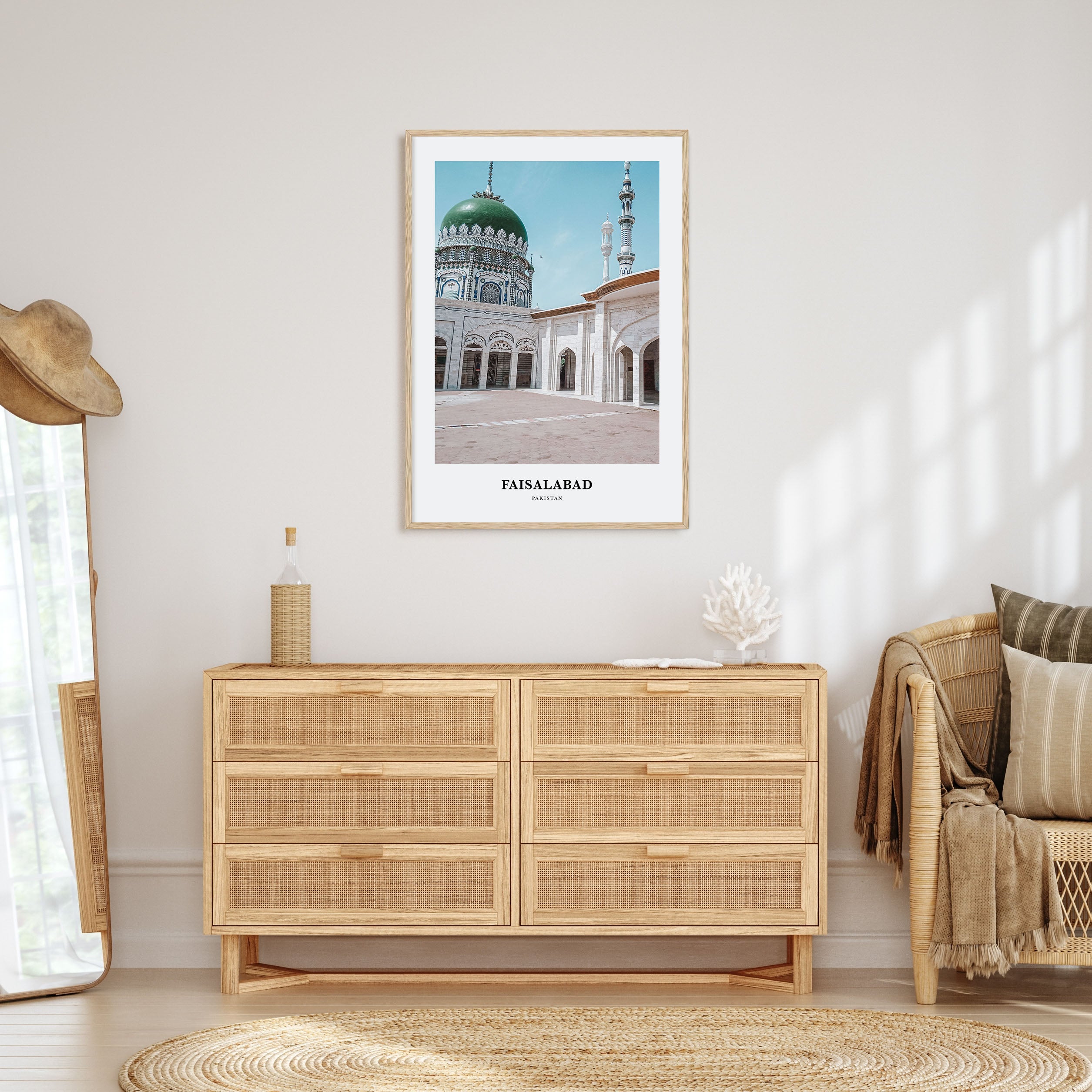 Faisalabad Portrait Color Poster