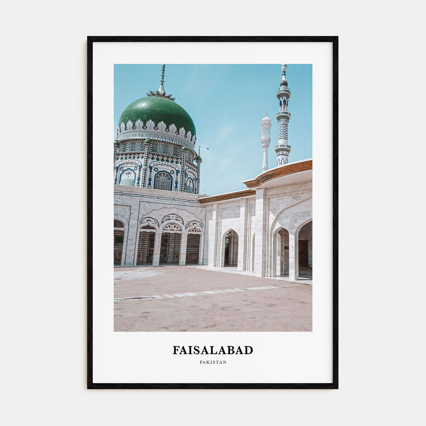 Faisalabad Portrait Color Poster