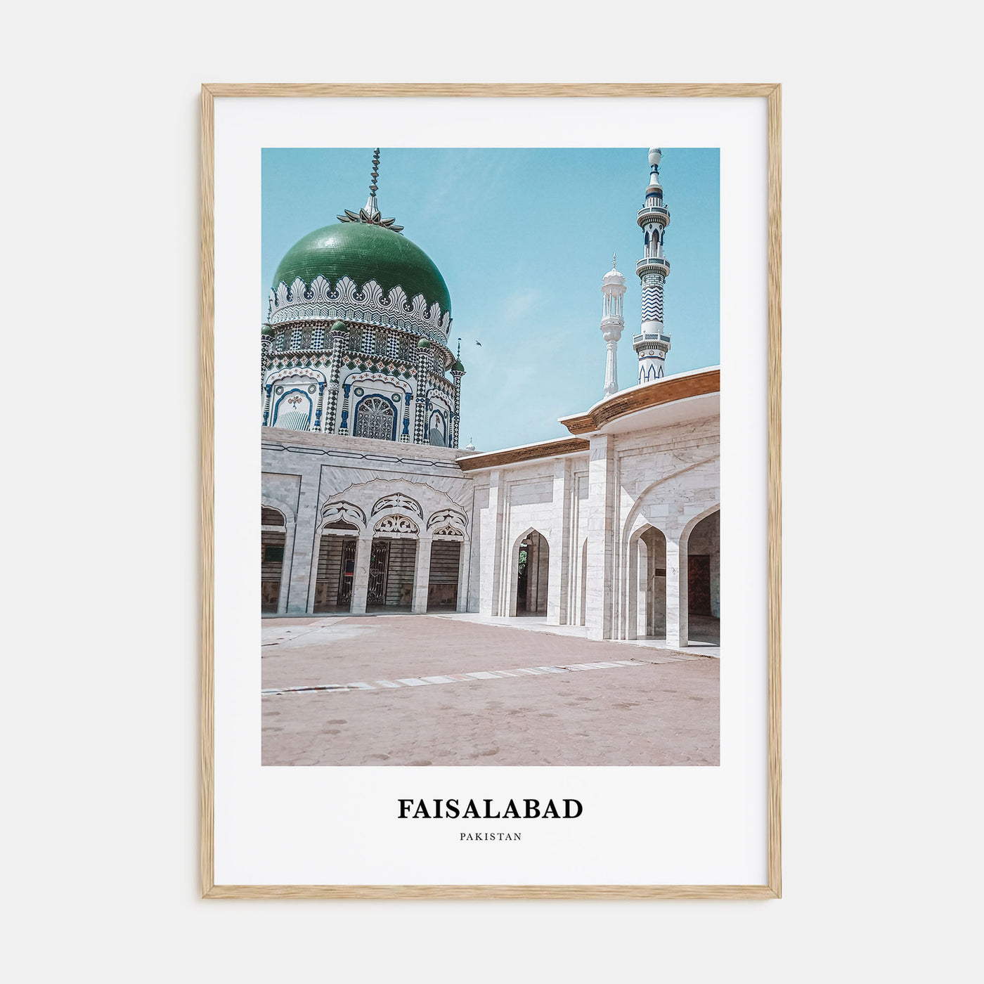 Faisalabad Portrait Color Poster