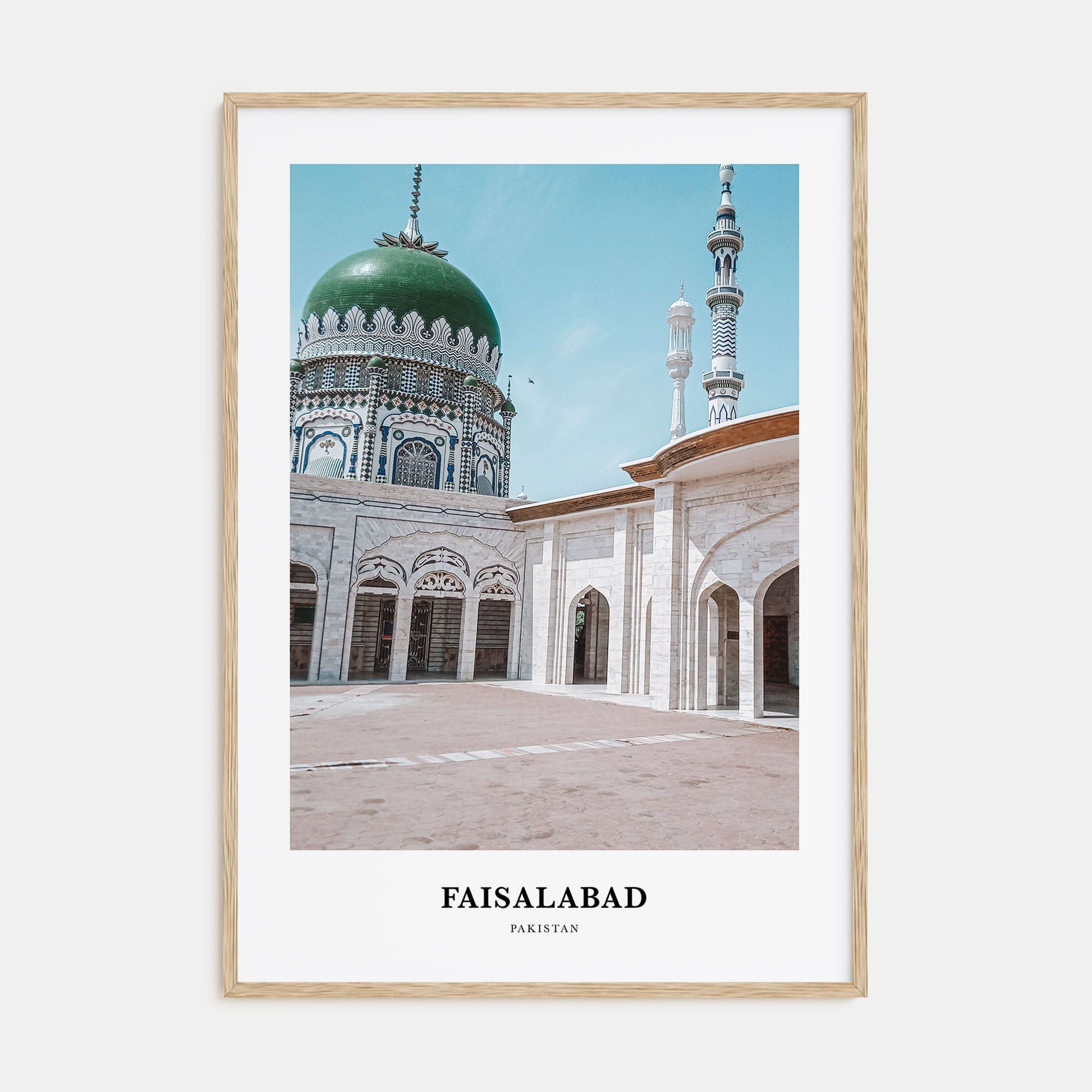 Faisalabad Portrait Color Poster