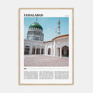 Faisalabad Travel Color Poster
