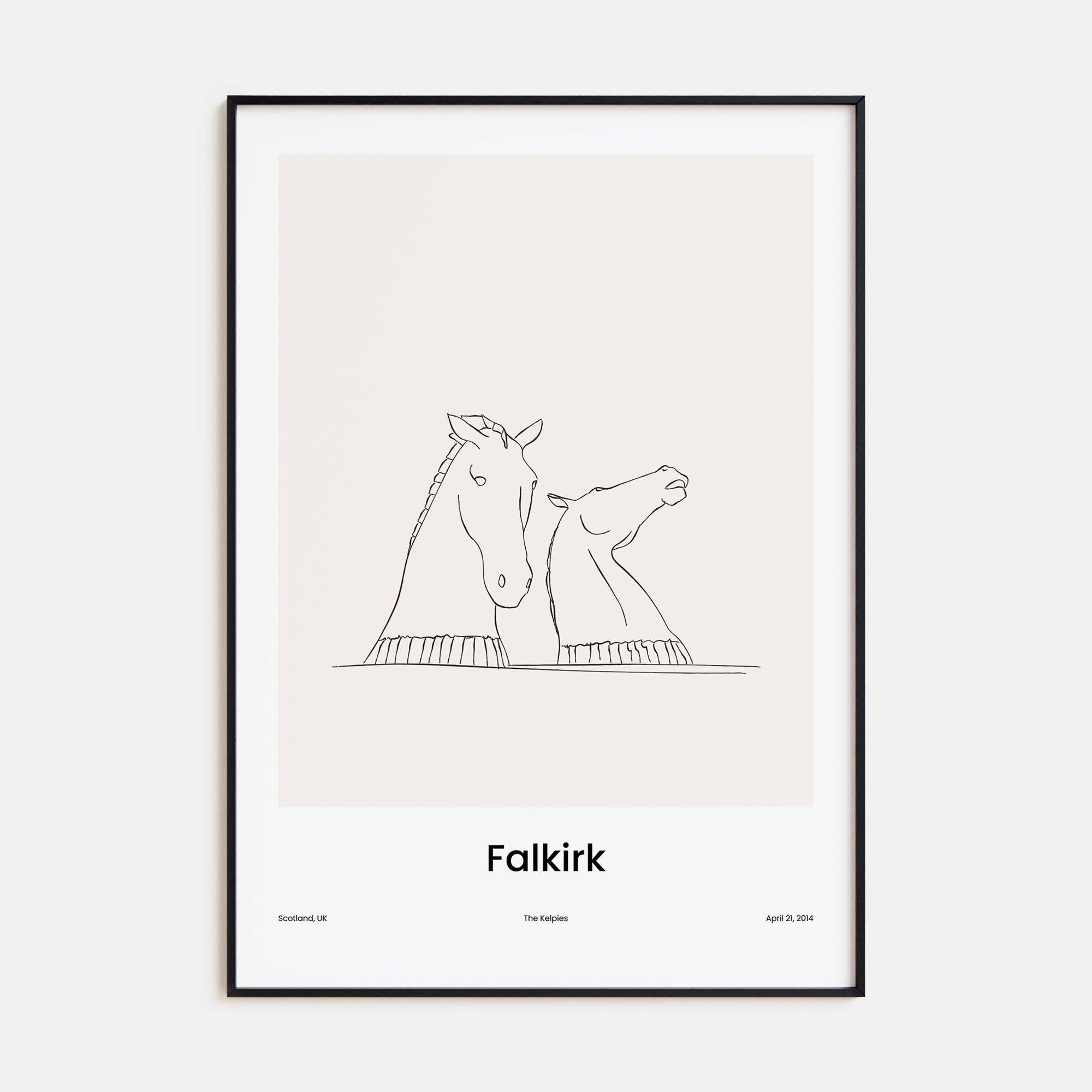 Falkirk Drawn Poster