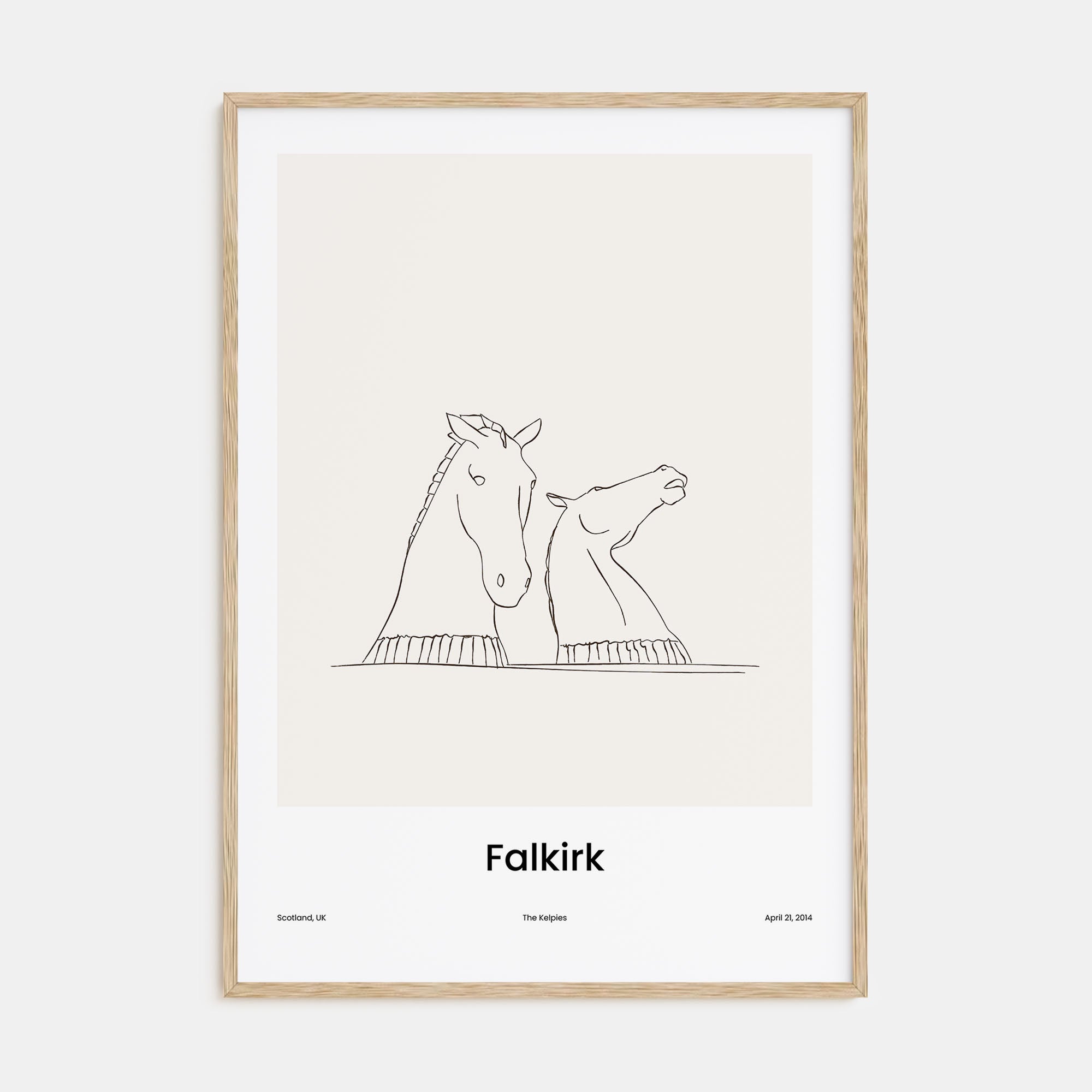 Falkirk Drawn Poster