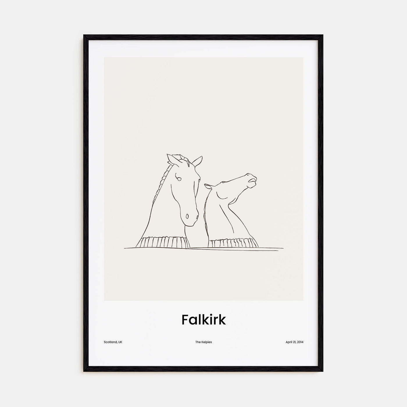 Falkirk Drawn Poster