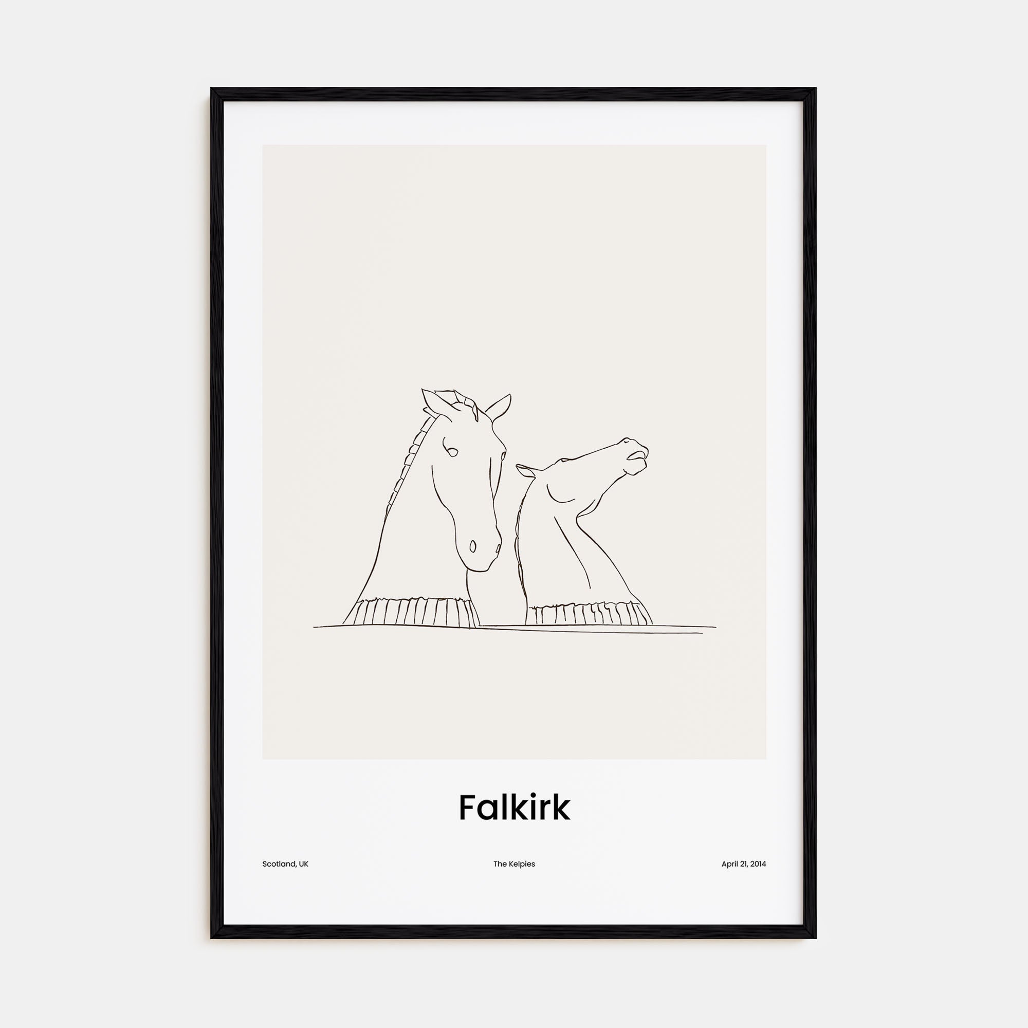 Falkirk Drawn Poster