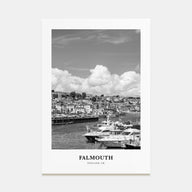 Falmouth, England Portrait B&W Poster