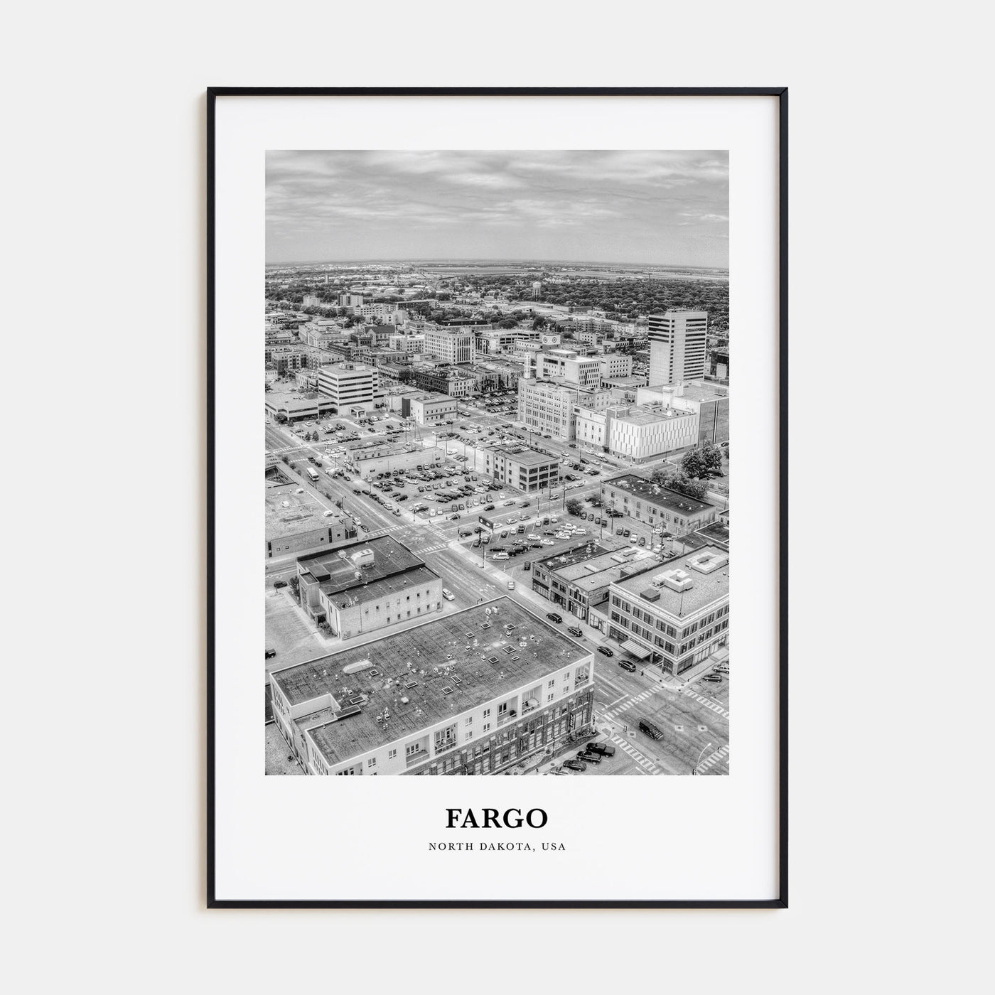 Fargo Portrait B&W No 1 Poster