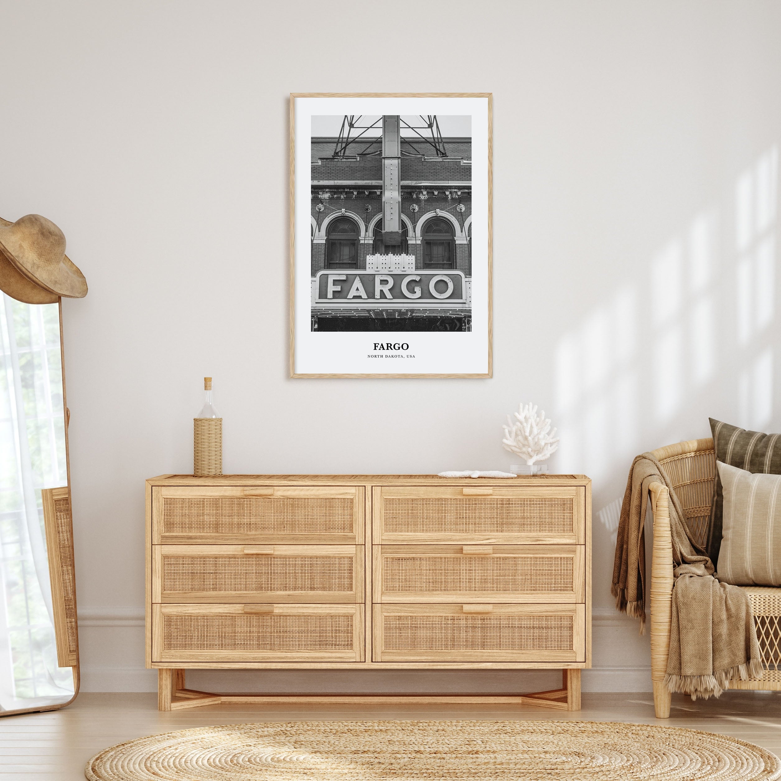 Fargo Portrait B&W No 2 Poster