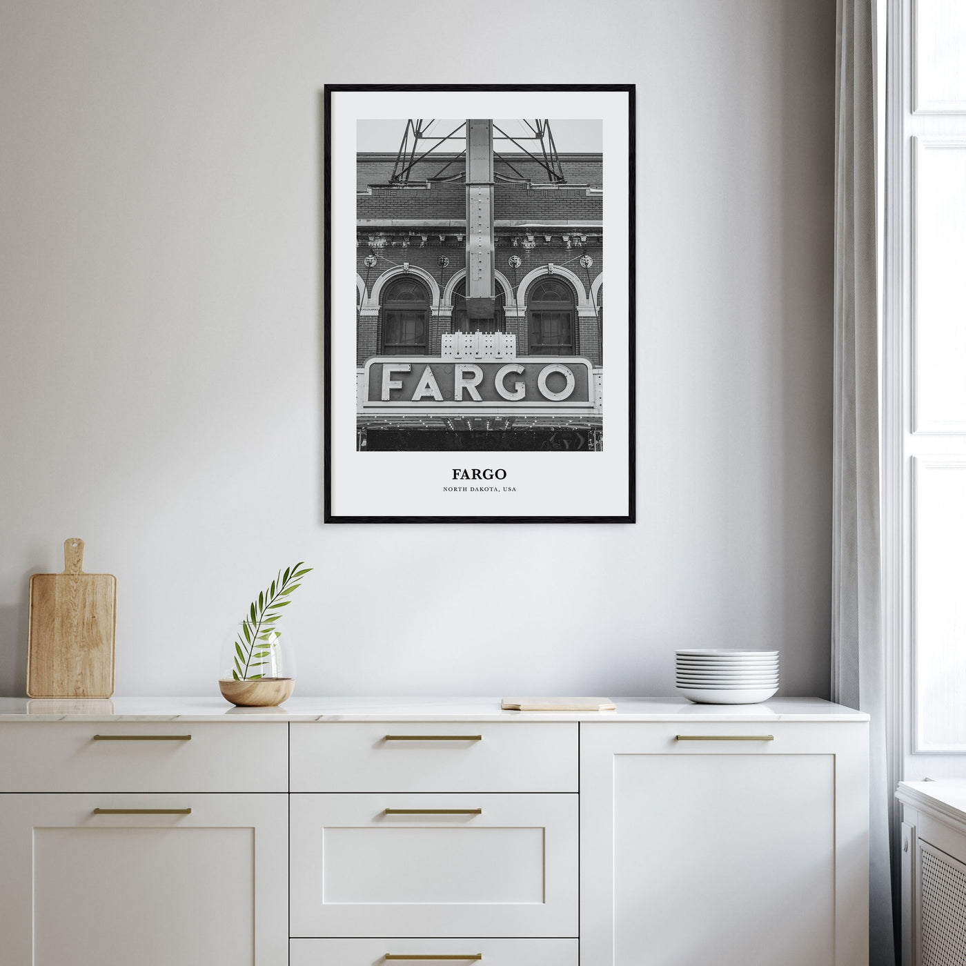 Fargo Portrait B&W No 2 Poster