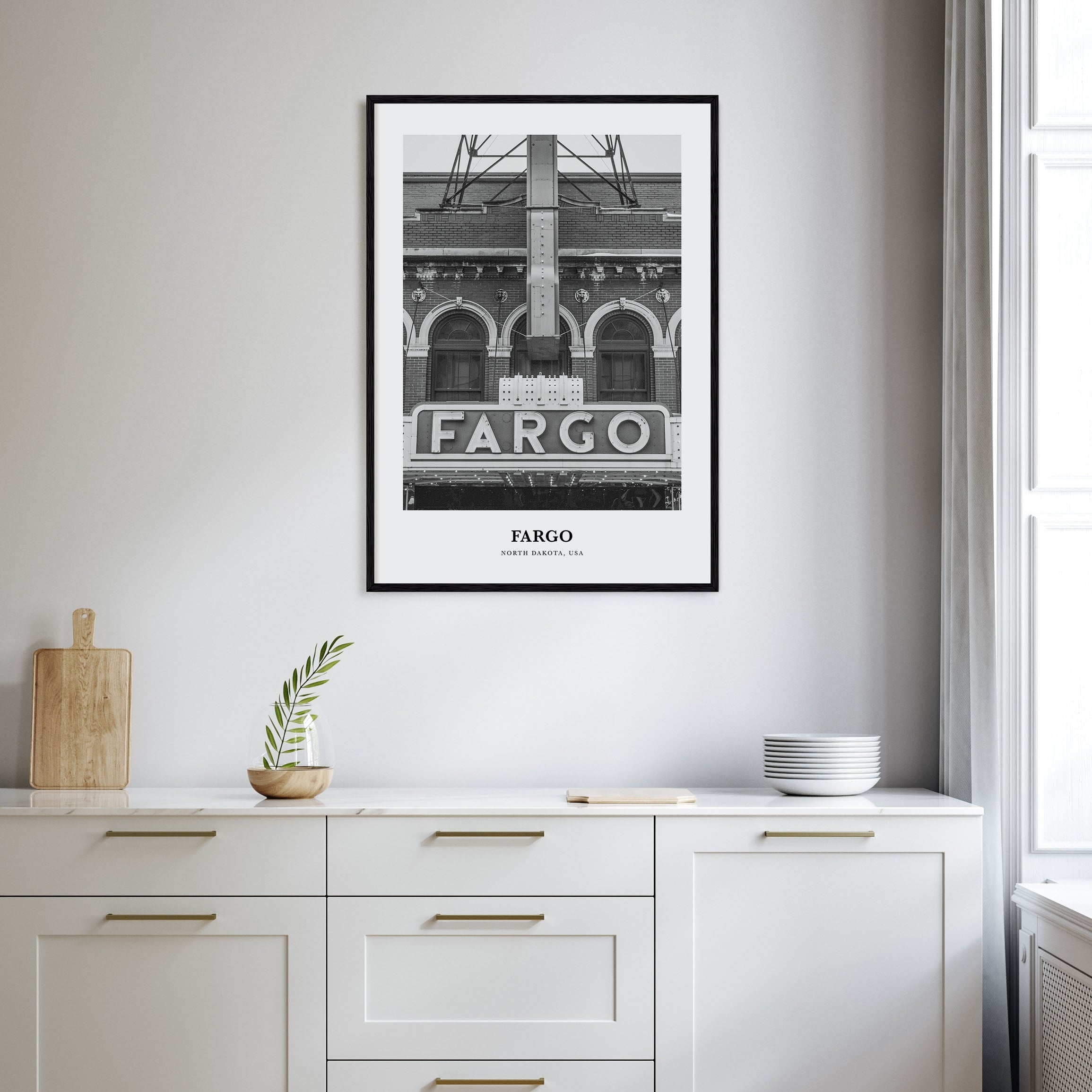 Fargo Portrait B&W No 2 Poster