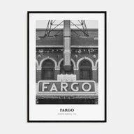 Fargo Portrait B&W No 2 Poster