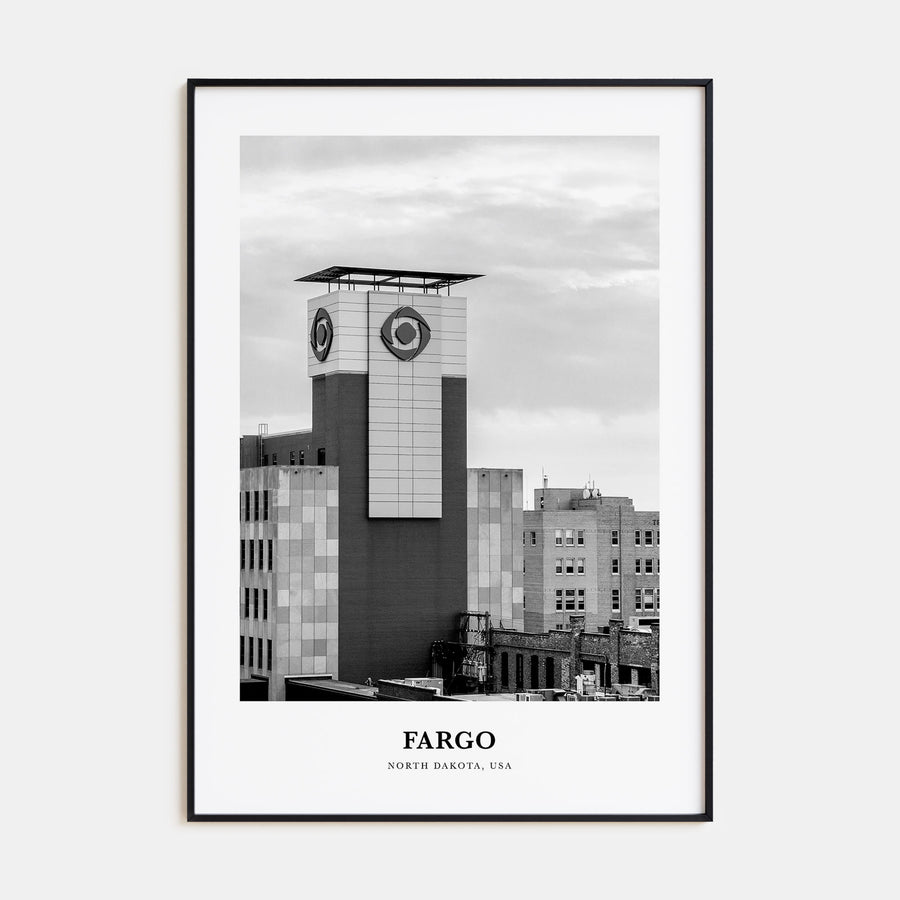 Fargo Portrait B&W No 3 Poster