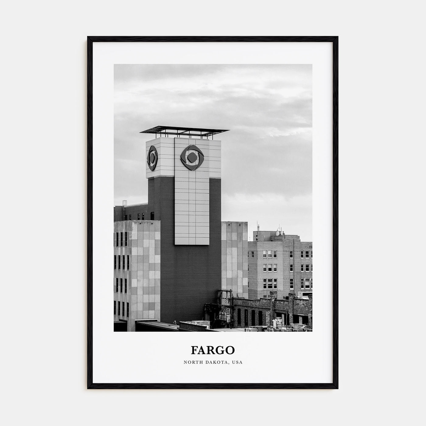 Fargo Portrait B&W No 3 Poster