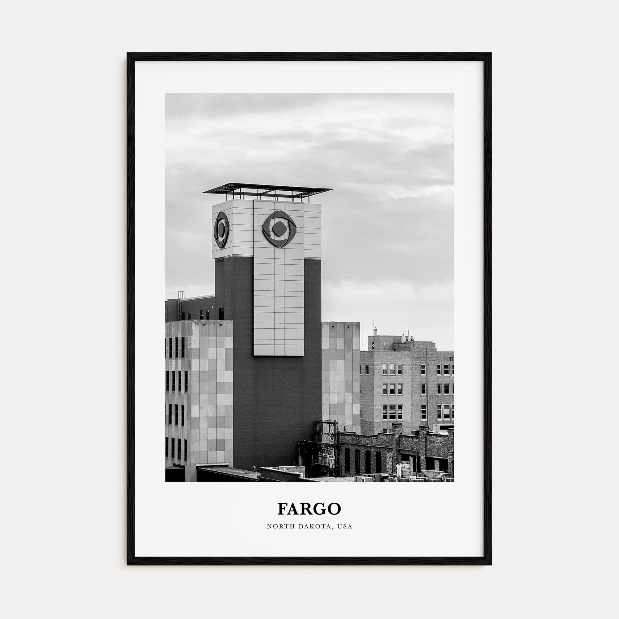 Fargo Portrait B&W No 3 Poster