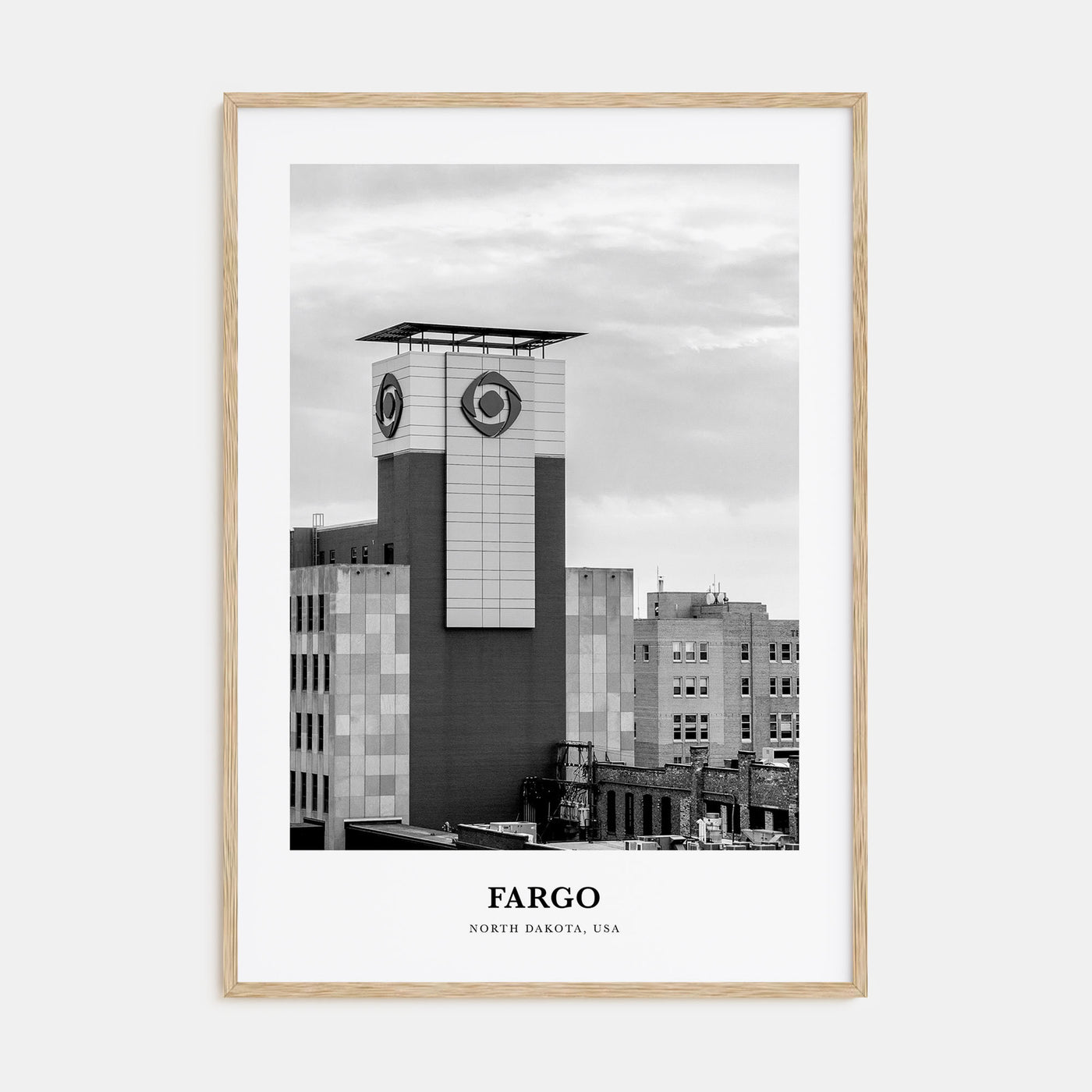 Fargo Portrait B&W No 3 Poster