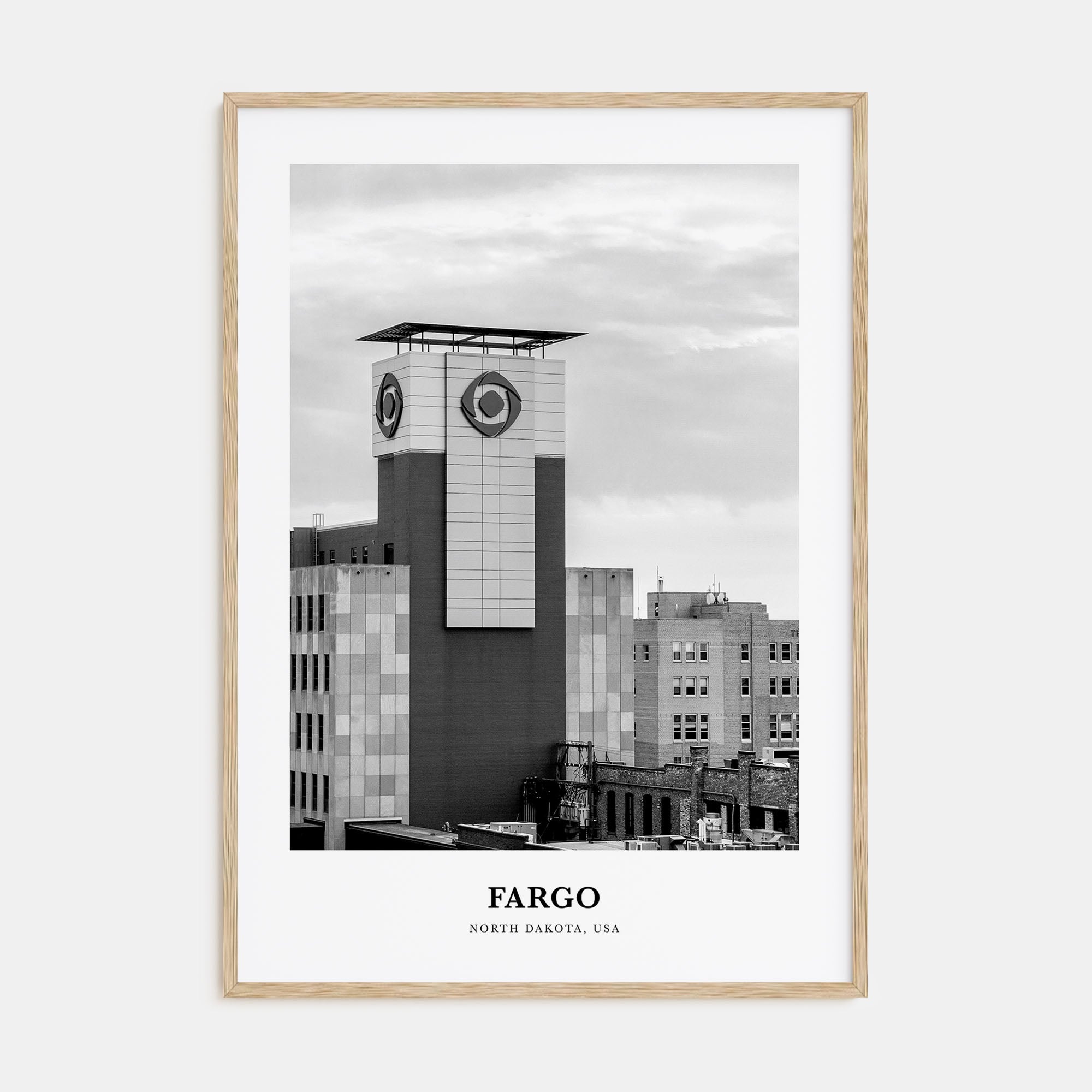 Fargo Portrait B&W No 3 Poster