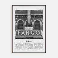 Fargo Travel B&W No 1 Poster