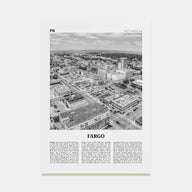 Fargo Travel B&W No 2 Poster