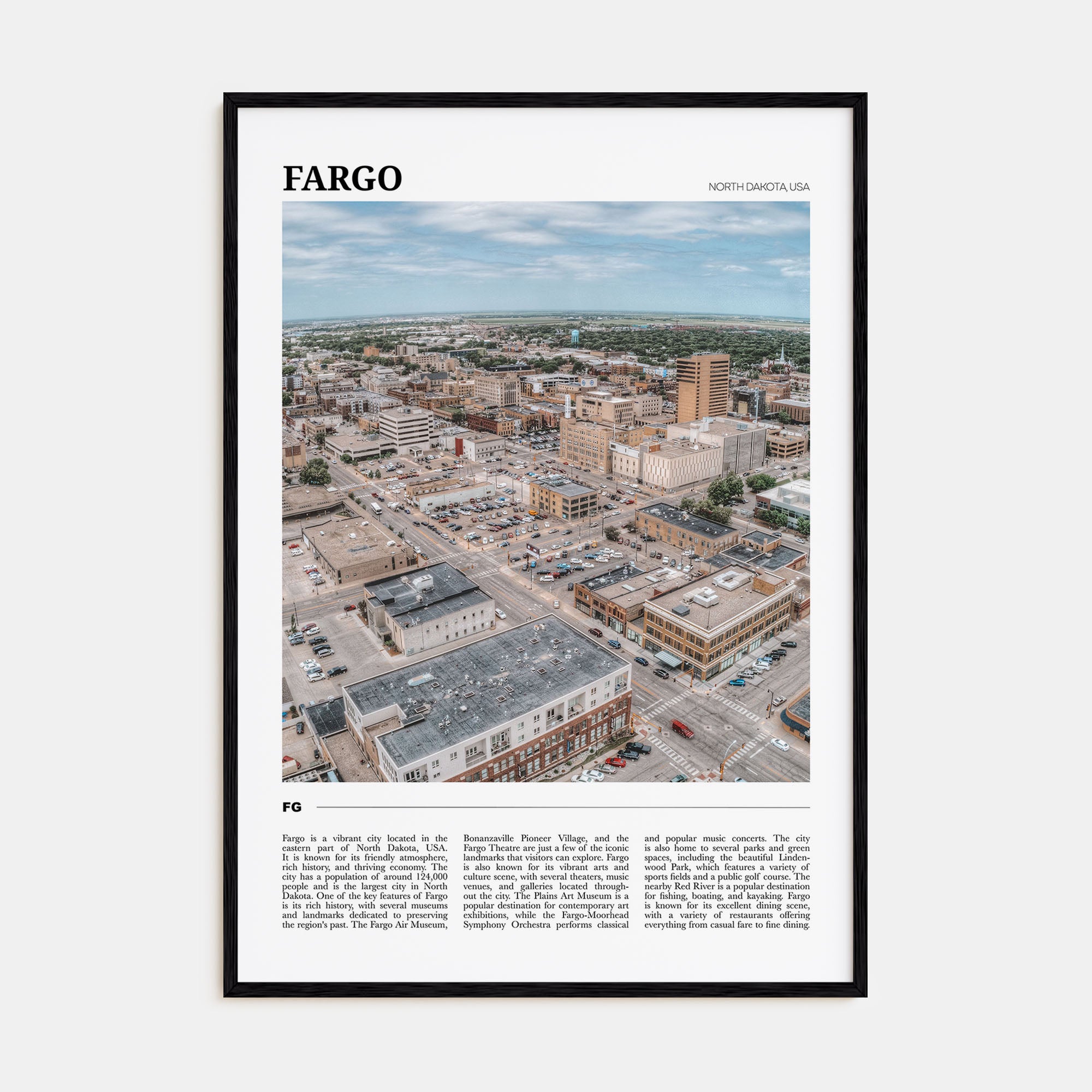 Fargo Travel Color Poster