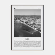 Faro Travel B&W Poster