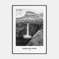 Faroe Islands Portrait B&W Poster