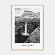 Faroe Islands Portrait B&W Poster