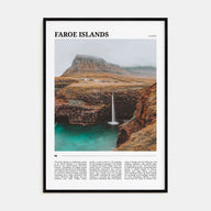 Faroe Islands Travel Color Poster