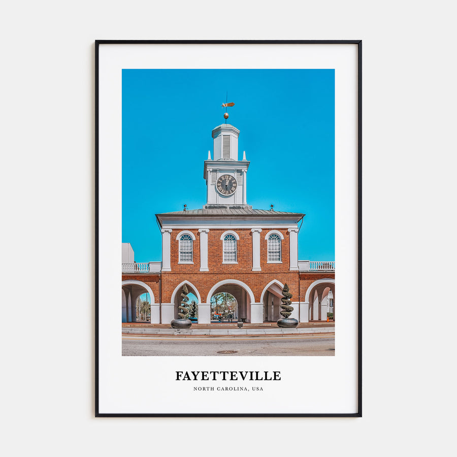 Fayetteville, North Carolina Portrait Color Poster