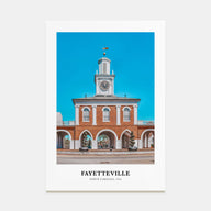 Fayetteville, North Carolina Portrait Color Poster