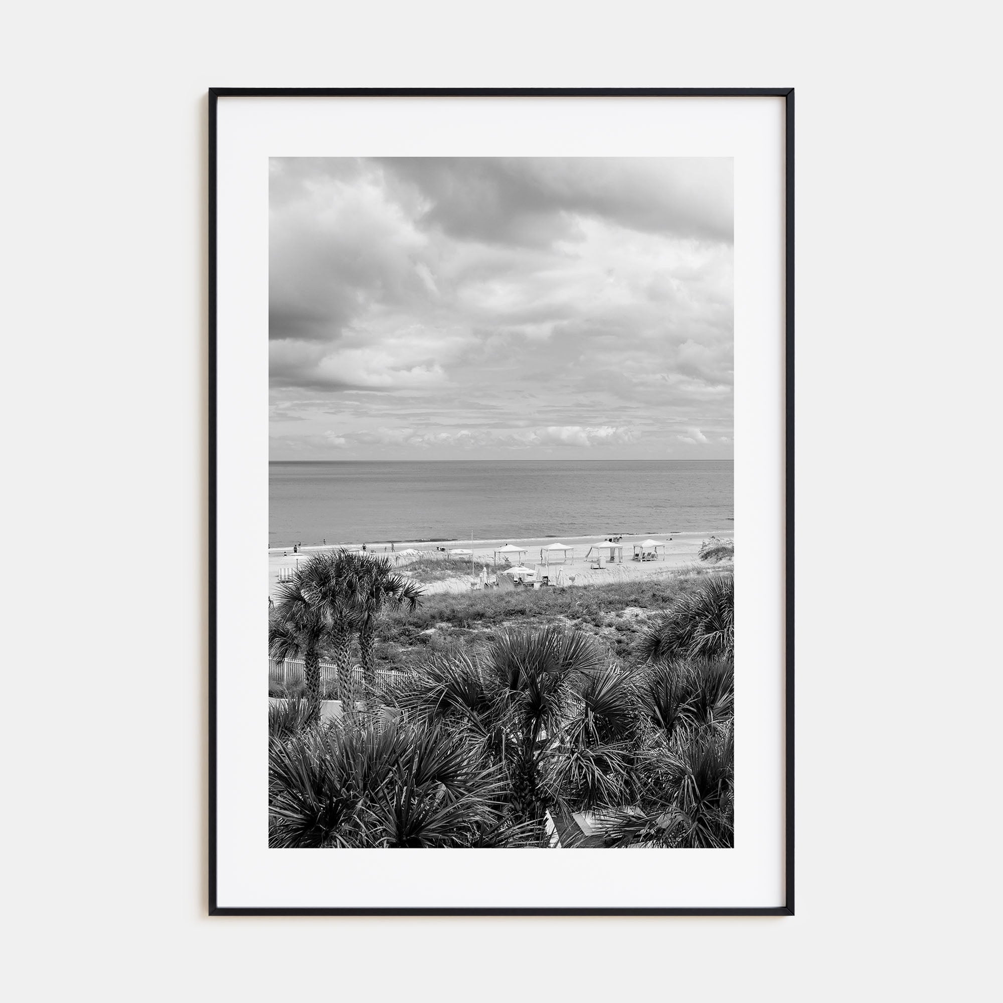 Fernandina Beach Photo B&W Poster