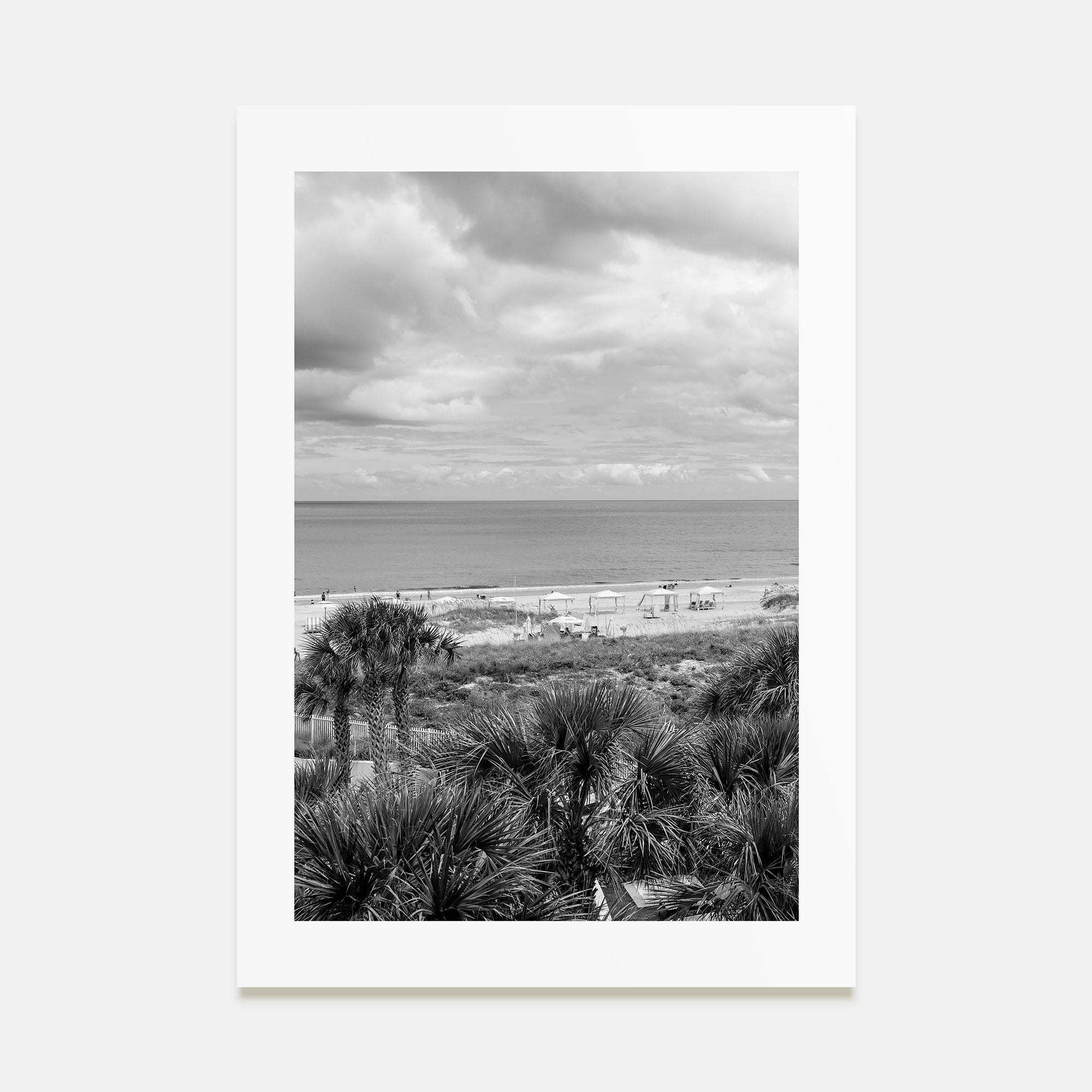 Fernandina Beach Photo B&W Poster